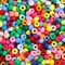 1100 Pieces,Beads for Jewelry Bracelets Making,Bracelet Beads,Plastic Beads for Crafts,Hair Beads for Braids for Girls (Multicolored)